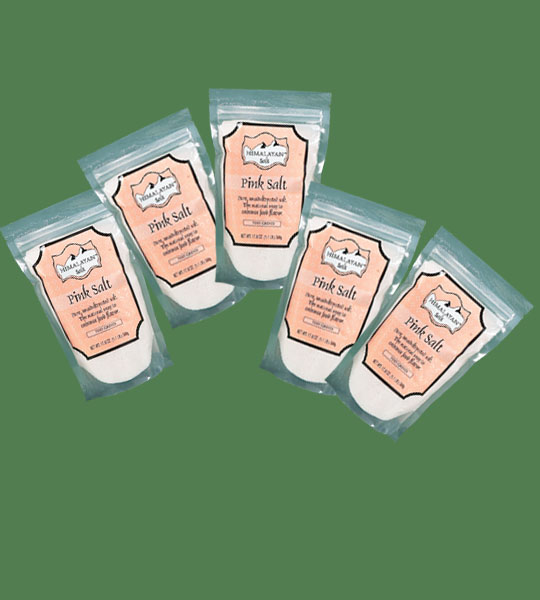 Himalayan Gourmet Salt Pink Fine 500g 5 bags